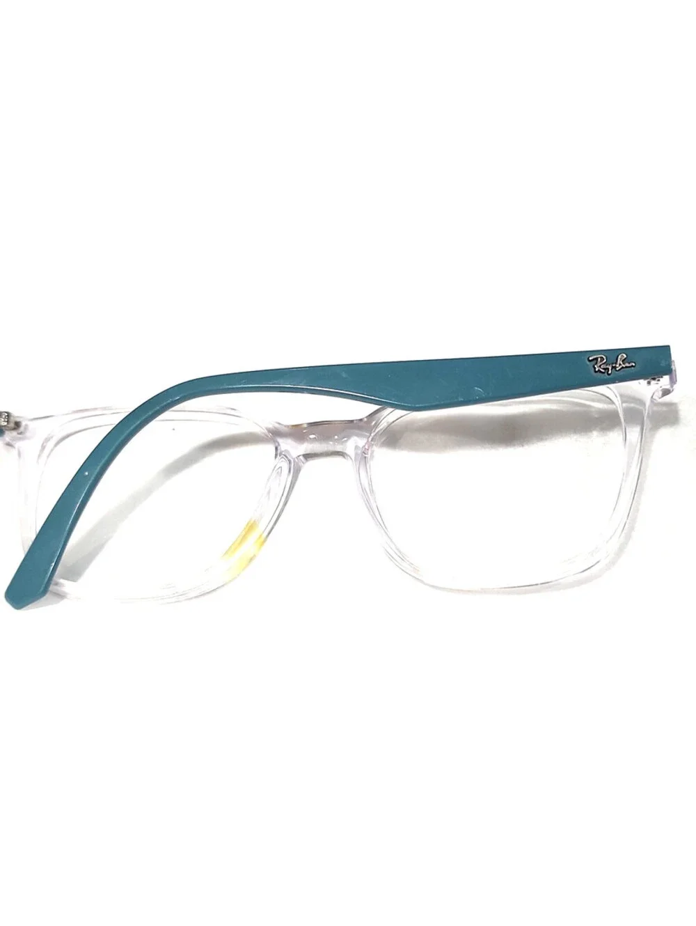 Ray Ban RB7177 5994 Clear Square Eyeglasses Frame 51-18 140 Read